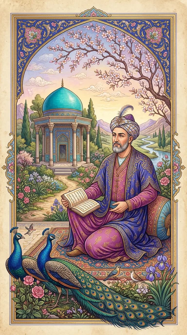 جلد کتاب دیوان حافظ